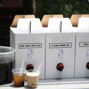 Bubble Tea Party Boxes (50 guests) Self-Serve Catering tasting flight